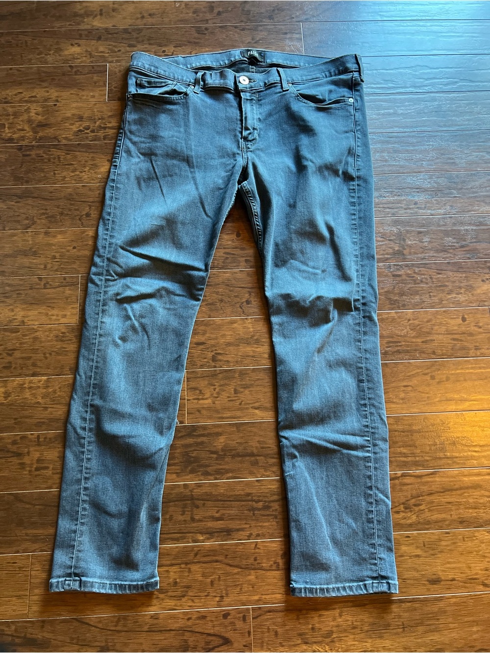 Paige Men’s Croft Jeans Lark Wash 38 Dark Blue Premium Denim Soft Stretch